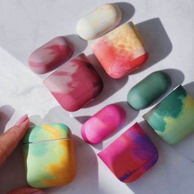 Чехол Watercolor Case для AirPods 1 | 2 Pink/Purple