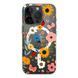 Чехол прозрачный Print Flower with MagSafe для iPhone 16e | 17e Sunflower