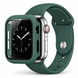 Ремінець Silicone BAND+CASE для Apple Watch 38 mm Dark Green - ash-mobile.com.ua - фото 1