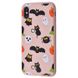 Чохол WAVE Fancy Case для iPhone X | XS Black Cats Pink купити