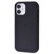 Чехол Leather Case with MagSafe для iPhone 12 MINI Black купить