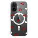 Чехол прозрачный Print Cherry Land with MagSafe для iPhone 17 Small Cherry
