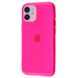 Чехол Crystal color Silicone Case для iPhone 12 MINI Magenta