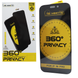 Защитное стекло антишпион Privacy NeMinute для iPhone 15 PRO Black - ash-mobile.com.ua - фото 1