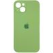 Чехол Silicone Case Full + Camera для iPhone 15 Plus Mint Gum