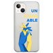 Чохол прозорий Print NO WAR для iPhone 17 UN BREAK ABLE