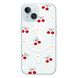 Чехол прозрачный Print Cherry Land with MagSafe для iPhone 14 Small Cherry