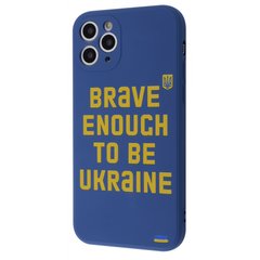 Чехол WAVE Ukraine Edition Case для iPhone 11 PRO Brave Blue купить