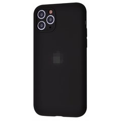 Чехол Silicone Case Full + Camera для iPhone 11 PRO MAX Black купить