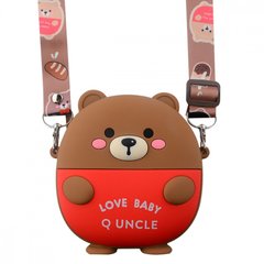 Сумка на плече для дитячого фотоапарату Bear Fat 15*13*4,4 Red купити