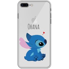 Чохол прозорий Print для iPhone 7 Plus | 8 Plus Blue monster Ohana купити