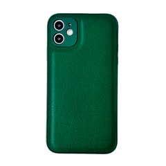 Чохол PU Eco Leather Case для iPhone 12 Green купити