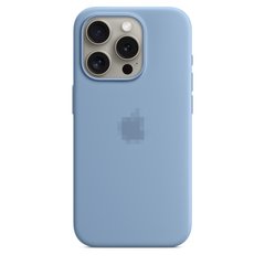Чехол Silicone Case Full OEM для iPhone 15 PRO Winter Blue