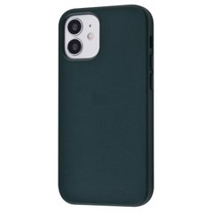 Чехол Leather Case with MagSafe для iPhone 12 MINI Forest Green купить