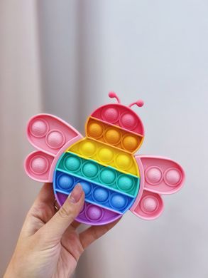 Pop-It іграшка Bee (Бджілка) Light Pink/Glycine купити