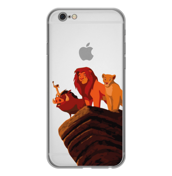 Чохол прозорий Print Lion King для iPhone 6 Plus | 6s Plus Family - ash-mobile.com.ua - фото 1