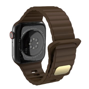 Ремешок Simple Stylish Band для Apple Watch 38mm | 40mm | 41mm Brown - ash-mobile.com.ua - фото 1