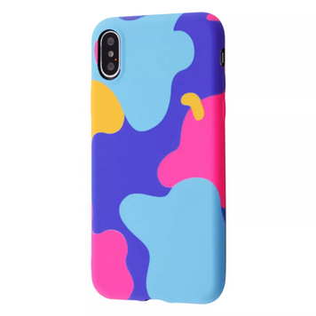 Чохол WAVE NEON X LUXO Minimalistic Case для iPhone X | XS Blue/Electrik Pink - ash-mobile.com.ua - фото 1