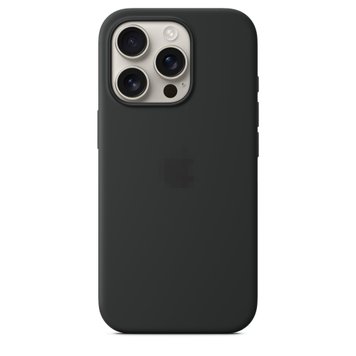 Чохол Silicone Case with MagSafe OEM для iPhone 16 PRO Black - ash-mobile.com.ua - фото 1