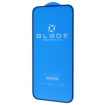 Захисне скло 3D BLADE ANTISTATIC Series Full Glue для iPhone 15 PRO Black - ash-mobile.com.ua - фото 1