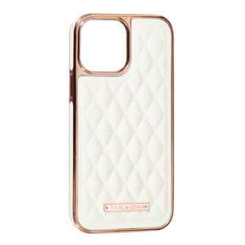 Чохол PULOKA Design Leather Case для iPhone 14 White - ash-mobile.com.ua - фото 1