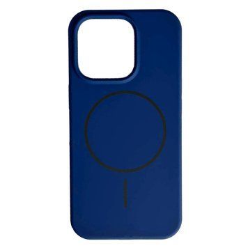 Чохол Silicone Case Full Protective with MagSafe для iPhone 15 Deep Navy - ash-mobile.com.ua - фото 1