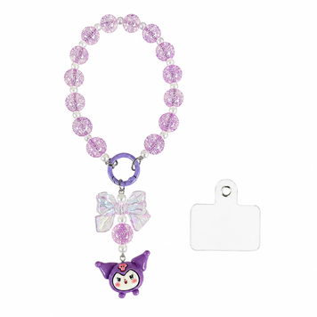 Ремешок для смартфона Mini chain - Cartoon Kuromi Purple - ash-mobile.com.ua - фото 1