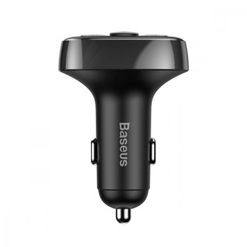 Автомобильное ЗУ Baseus T-typed Bluetooth MP3 Car Charger S-09A 2.4A 2USB - ash-mobile.com.ua - фото 1