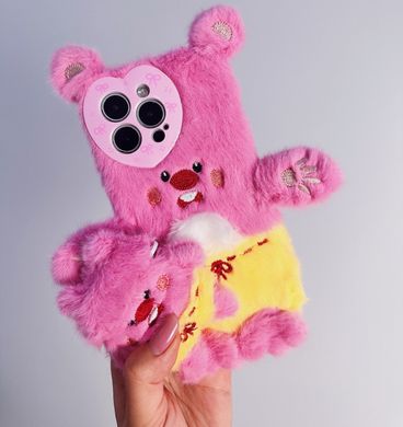 Чохол Cute Rabbit Plush Case для iPhone XS MAX Pink купити