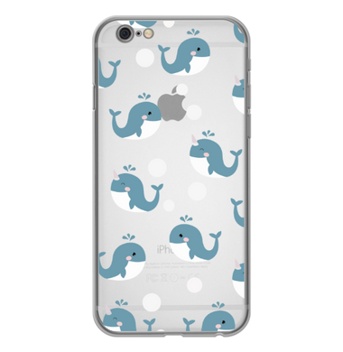 Чохол прозорий Print SUMMER для iPhone 6 Plus | 6s Plus Whale купити