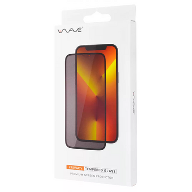 Захисне скло антишпигун WAVE PRIVACY Glass для iPhone XS MAX | 11 PRO MAX Black купити
