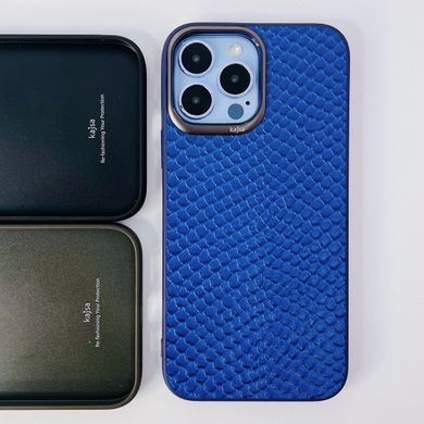Чохол Leather Kajsa Crocodile Case для iPhone 13 PRO Black - ash-mobile.com.ua - фото 7