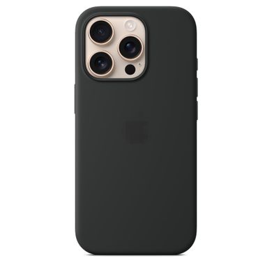 Чехол Silicone Case with MagSafe OEM для iPhone 16 PRO Black - ash-mobile.com.ua - фото 2