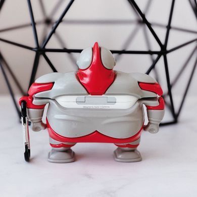 Чохол 3D для AirPods PRO Ultraman Gray - ash-mobile.com.ua - фото 3