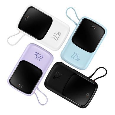 Портативна Батарея Baseus Q Pow Digital Display 22,5W 20000mAh White - ash-mobile.com.ua - фото 6