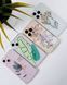 Чохол прозорий Print Leaves для iPhone 11 PRO Face