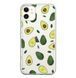 Чохол прозорий Print SUMMER для iPhone 12 MINI Avocado