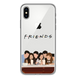 Чохол прозорий Print FRIENDS для iPhone X | XS Cafe купити