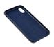 Чохол Leather Case GOOD для iPhone X | XS Midnight Blue