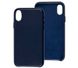 Чохол Leather Case GOOD для iPhone X | XS Midnight Blue