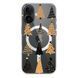 Чехол прозрачный Print NEW YEAR with MagSafe для iPhone 17 Tree Gold