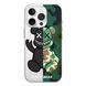 Чохол прозорий Print Robot Bear with MagSafe для iPhone 16e | 17e Green
