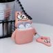 Чехол 3D для AirPods 1 | 2 Pink star