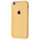 Чехол Silicone Case Full для iPhone 6 | 6s Gold