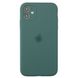 Чохол Silicone Case Full + Camera для iPhone 12 MINI Pine Green