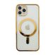 Чехол Glossy Case with Magsafe для iPhone 12 PRO Gold купить