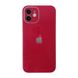 Чехол Glass FULL+CAMERA Pastel Case для iPhone 12 Red купить