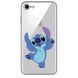 Чехол прозрачный Print Monster для iPhone 16e | 17e Blue Happy - ash-mobile.com.ua - фото 1
