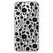 Чохол прозорий Print Flower для iPhone 7 | 8 | SE 2 | SE 3 Floral Black - ash-mobile.com.ua - фото 1