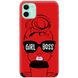 Чехол Wave Print Case для iPhone 11 Red Girl Boss купить